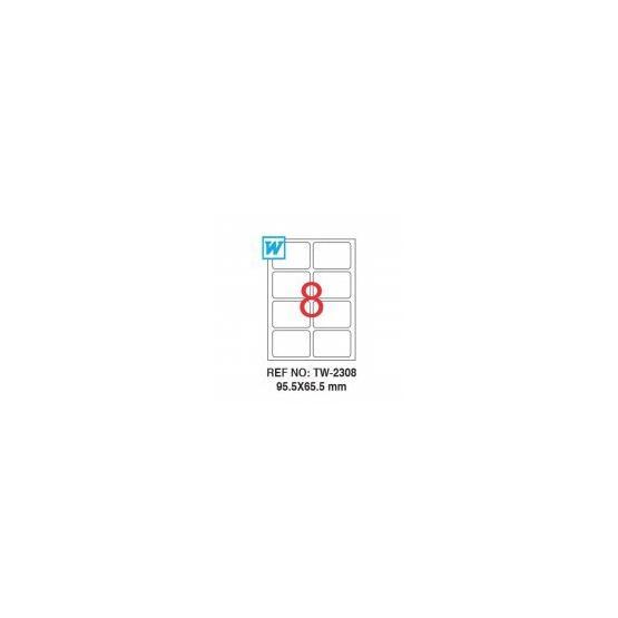 Tanex TW-2308 95.5x65.5 mm Lazer Etiket