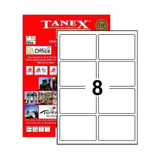 Tanex TW-2308 95.5x65.5 mm Lazer Etiket