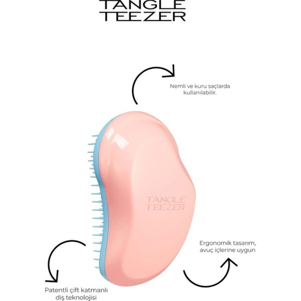 Tangle Teezer Fine&frag Peach Sky Ince ve Kırılgan Mercan& Mavi Saç Fırçası ve Tarağı Fiyatı