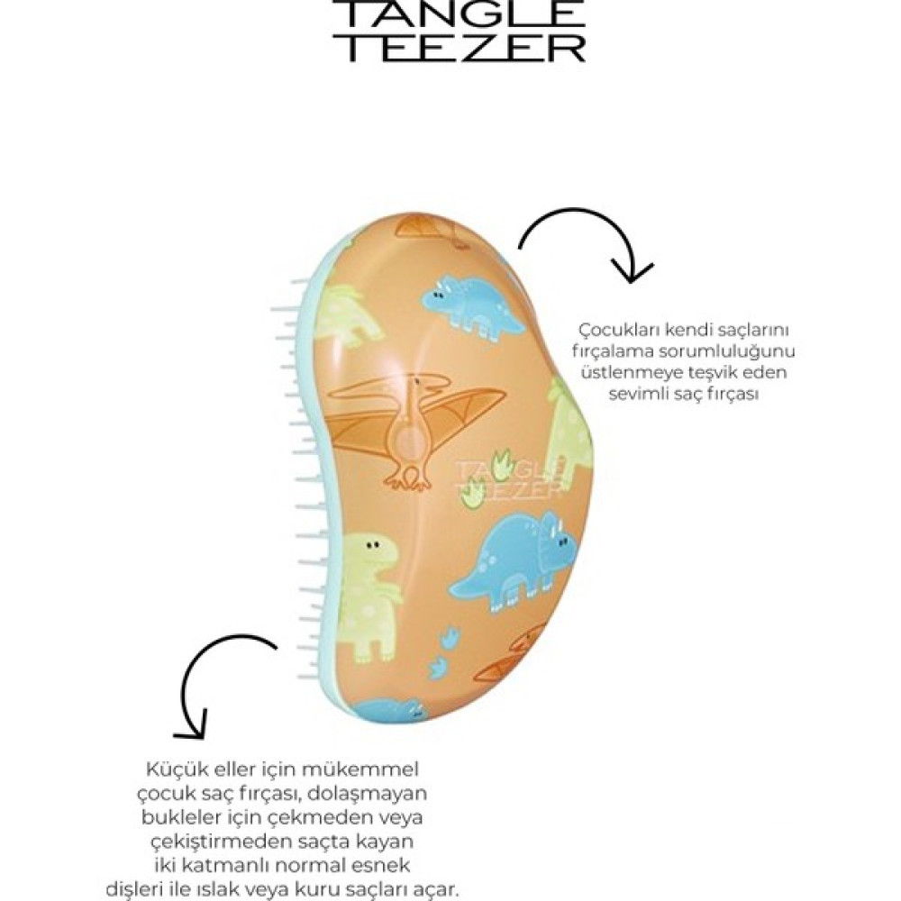 Tangle Teezer Original Mini Dinasaurs Çocuk Saç Fırçası Saç Fırçası ve Tarağı Fiyatı