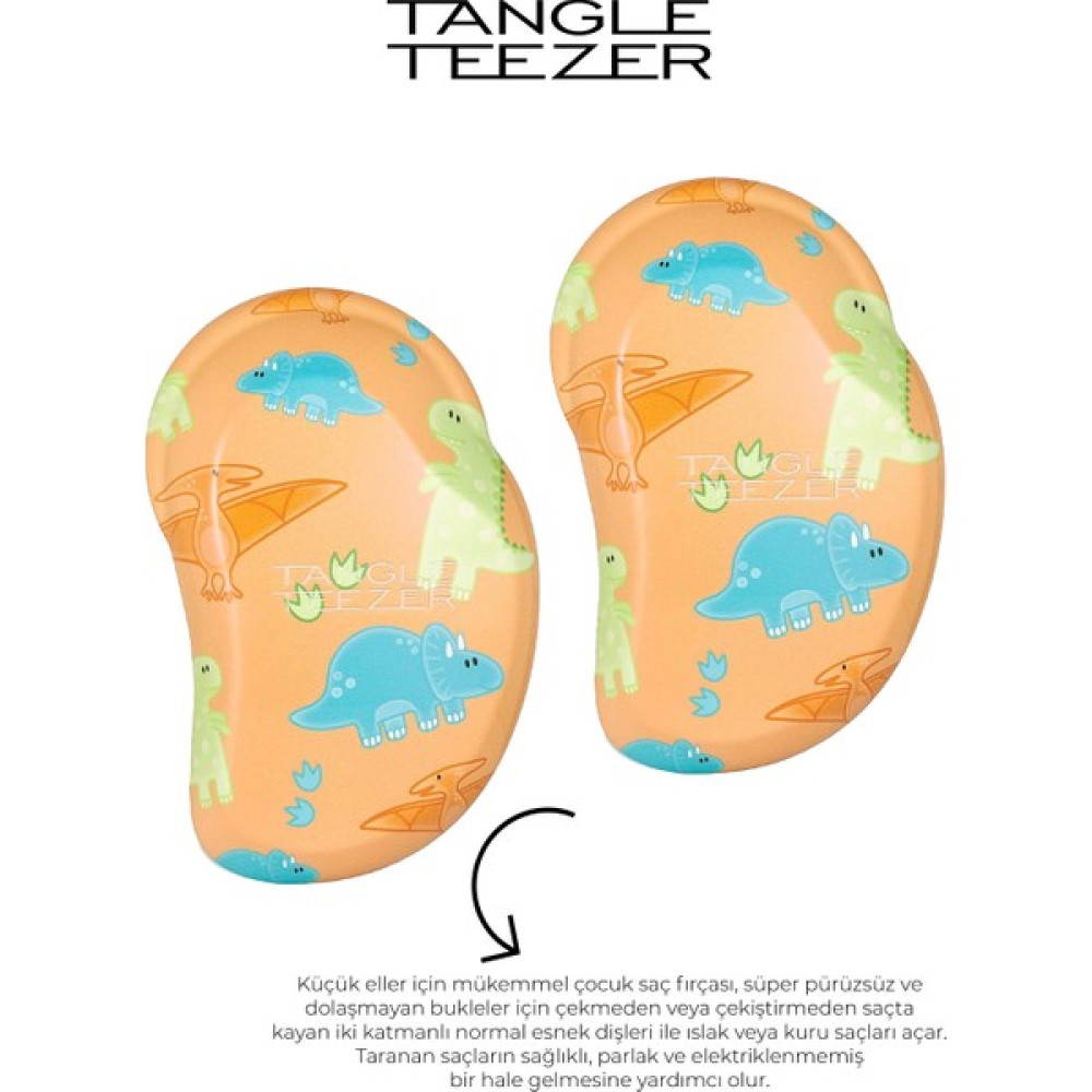 Tangle Teezer Original Mini Dinosaurs Çocuk Saç Fırçası 2 Adet Saç Fırçası ve Tarağı Fiyatı
