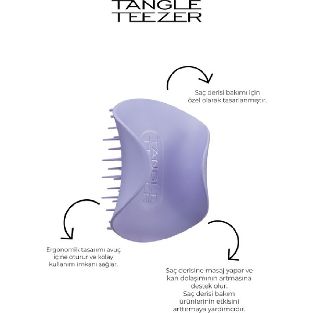 Tangle Teezer Scalp Brush Lila Saç Derisi Masaj Tarağı Saç Fırçası ve Tarağı Fiyatı