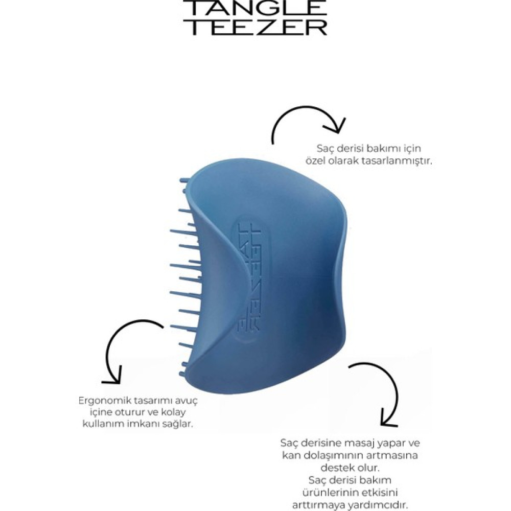 Tangle Teezer Scalp Brush Mavi Saç Derisi Masaj Tarağı Saç Fırçası ve Tarağı Fiyatı