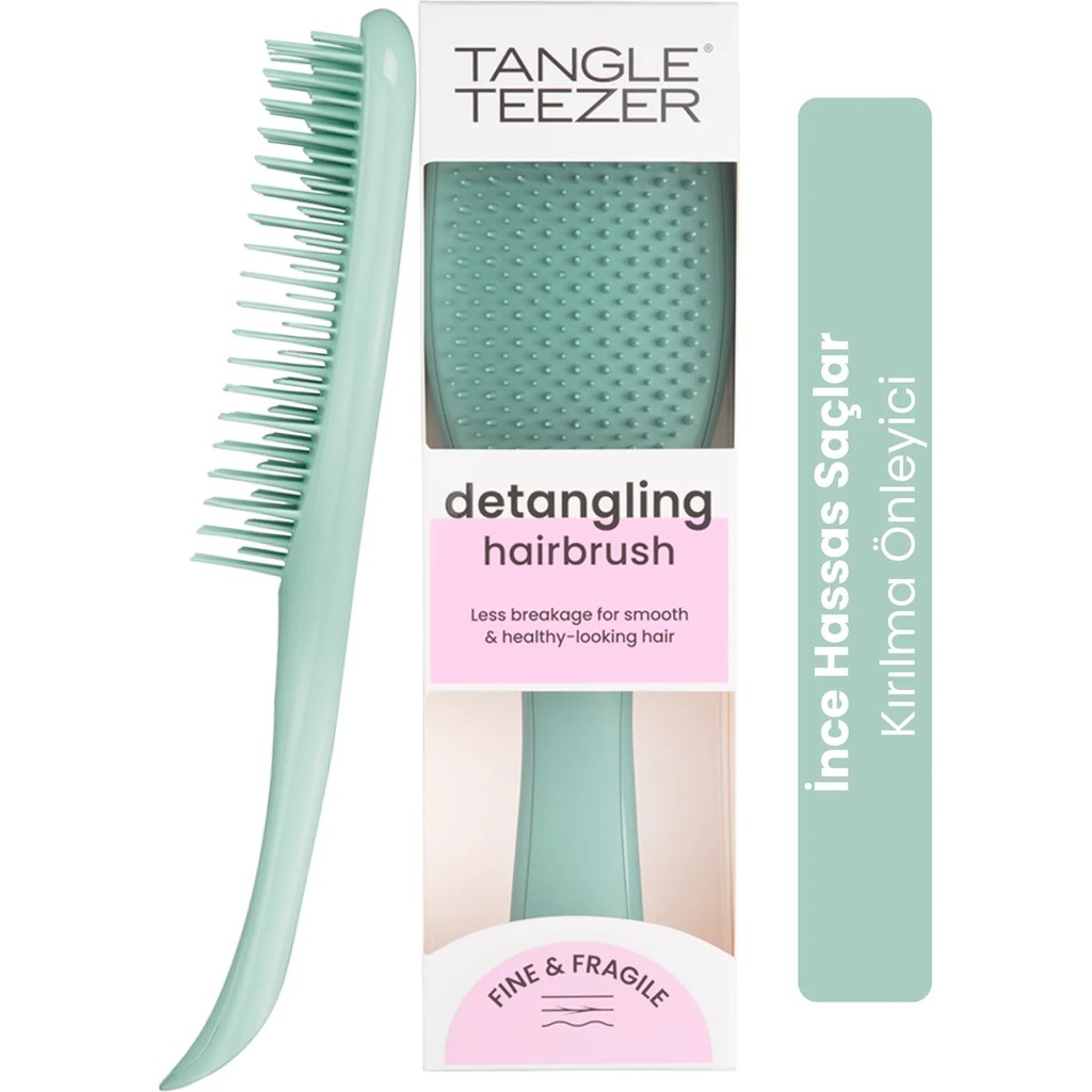 Tangle Teezer The Ultimate Detangler Fine & Fragile Dark Teal İnce ve Hassas Saçlar için Kırılma Önleyici Tarak Diğer Fiyatı
