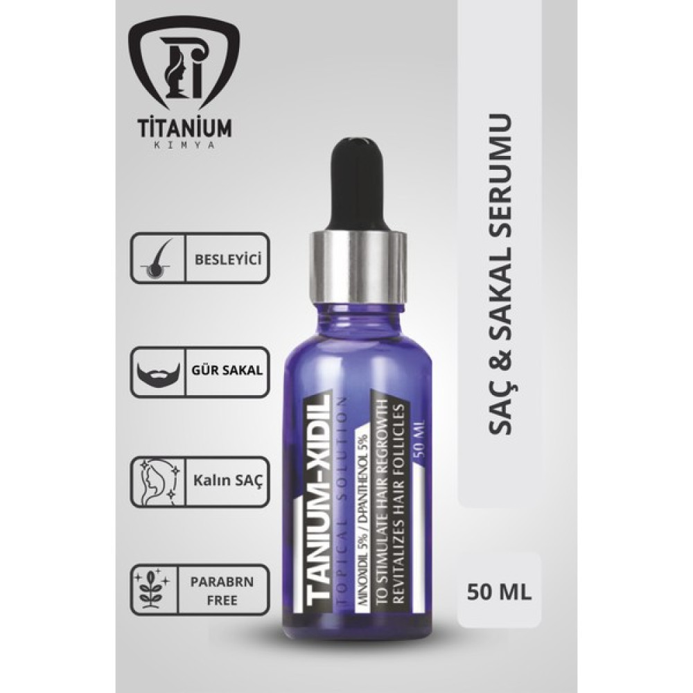 Tanium Xidil Saç ve Sakal Mavi Serumu 50 ml Cilt ve Yüz Bakımı Fiyatı