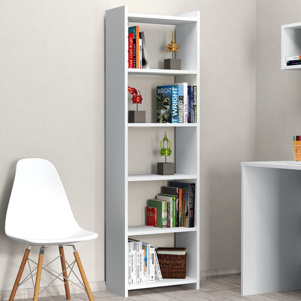 Tanmob Kitaplık Beyaz - KTB0101 Kitaplık Fiyatı