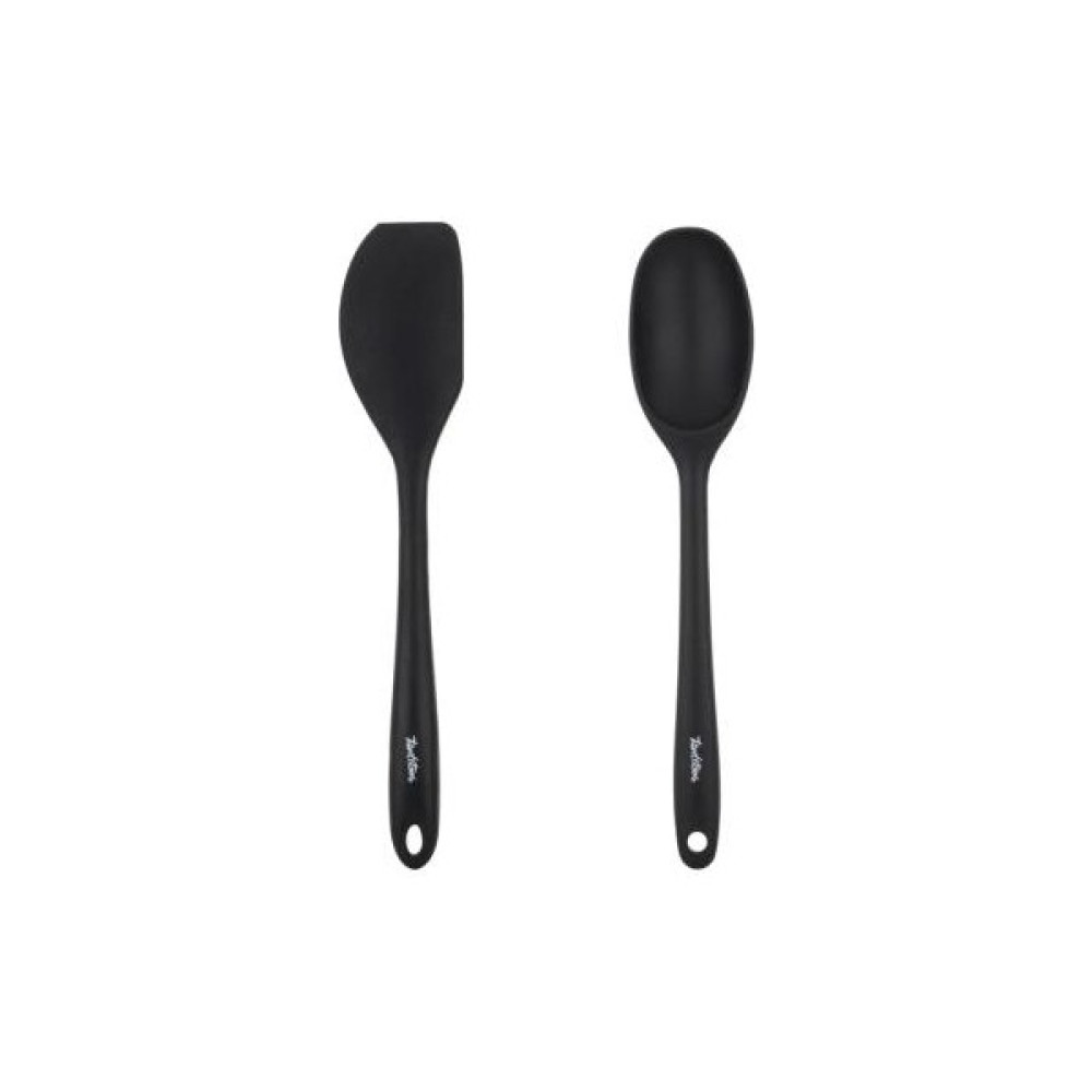 Tantitoni Füme Renkli Silikon Büyük Kaşık ve Spatula Seti Mutfak Gereçleri Fiyatı