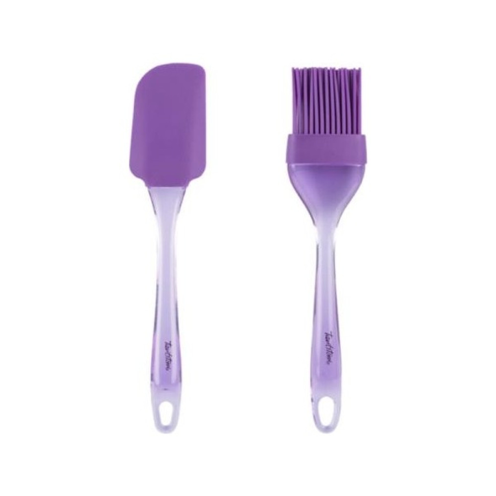 Tantitoni Mor Renkli Silikon Spatula ve Fırça Seti Mutfak Gereçleri Fiyatı