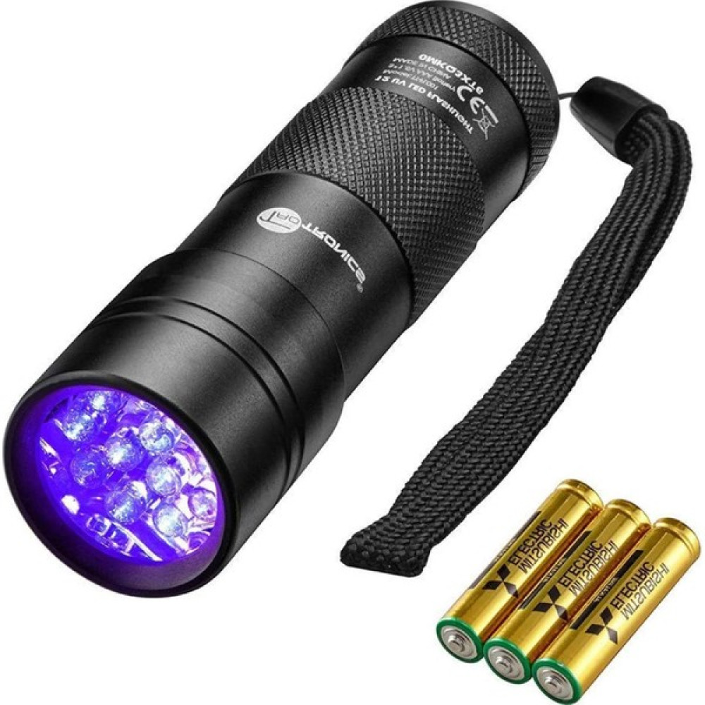 Taotronics 12 LED 395NM Uv Blacklight El Feneri El Feneri Fiyatı