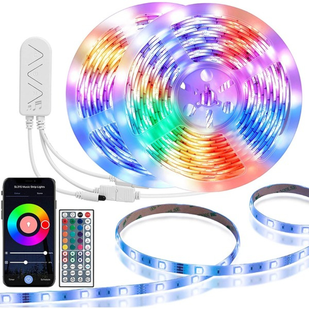Taotronics TT-SL215 Wifi, Müzik, Kumanda, Telefon Kontrollü Led - 5 m - Beyaz Led Aydınlatmalar Fiyatı