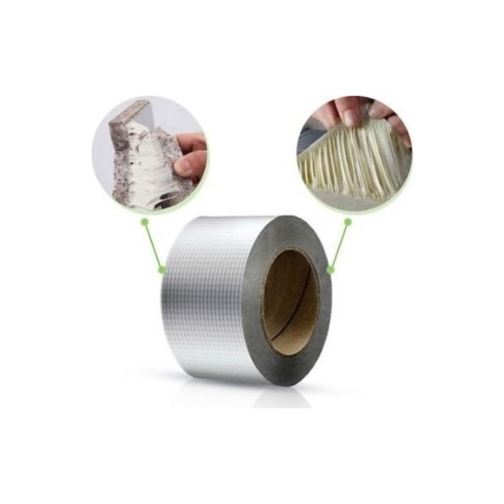 Tapex GumTape Su Geçirmez Alüminyum İzolasyon Tamir Bandı 72mm x 2 Metre Nalburiye & Hırdavat Fiyatı