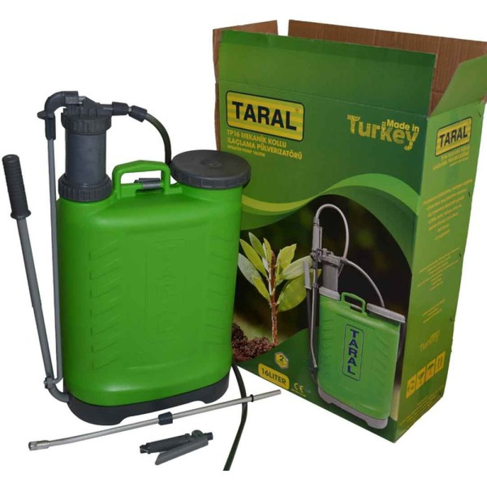 Taral 16 Litre (Tp-16) Manuel Sırt Pompası İlaçlama Makinesi Fiyatı