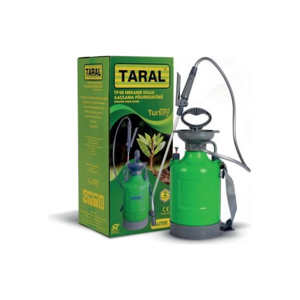 Taral Tp05 Mekanik Kollu Ilaclama Pülverizatörü ( Makinası) 5 Litre İlaçlama Makinesi Fiyatı