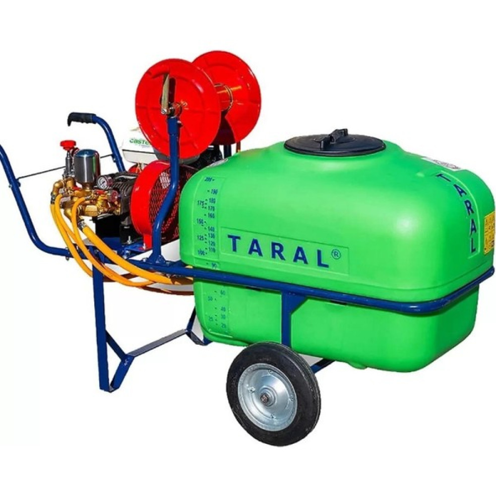 Taral TP200 Benzinli Castello Motor 6.5hp Ilaçlama Makınası 200 Lt İlaçlama Makinesi Fiyatı