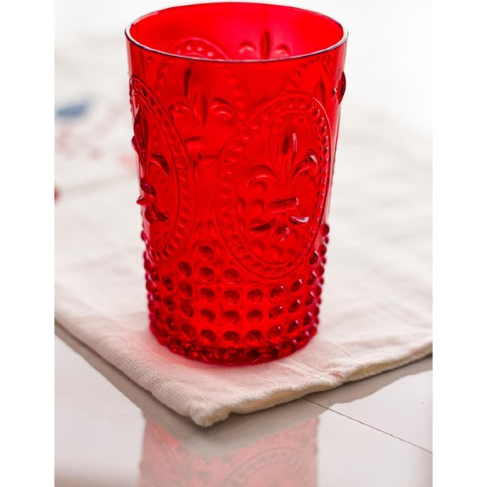 Taratatam Akrilik Kırmızı Tekli Kısa Bardak & Su Meşrubat Kahve Yanı Bardağı 400 ml ( Cam Değildir ) Fincan / Bardak / Kahve Takımı Fiyatı