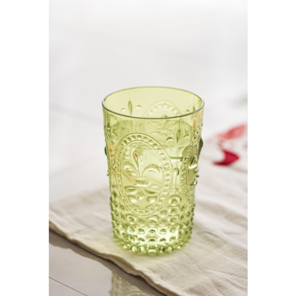 Taratatam Akrilik Yeşil Tekli Kısa Bardak & Su Meşrubat Kahve Yanı Bardağı 400 ml ( Cam Değildir ) Fincan / Bardak / Kahve Takımı Fiyatı