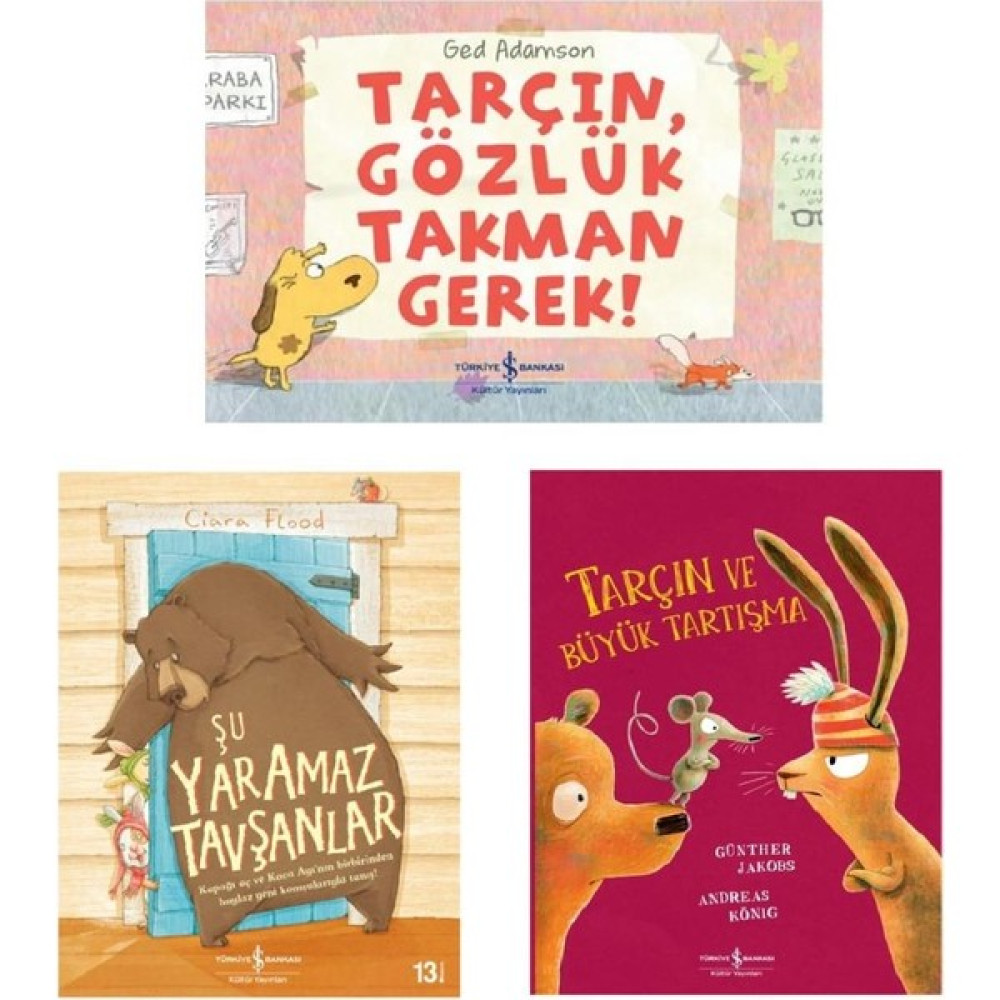 Tarçın Gözlük Takman Gerek, Şu Yaramaz Tavşanlar, Tarçın ve Büyük Tartışma 3'lü Set Zihinsel Gelişim Kitapları Fiyatı