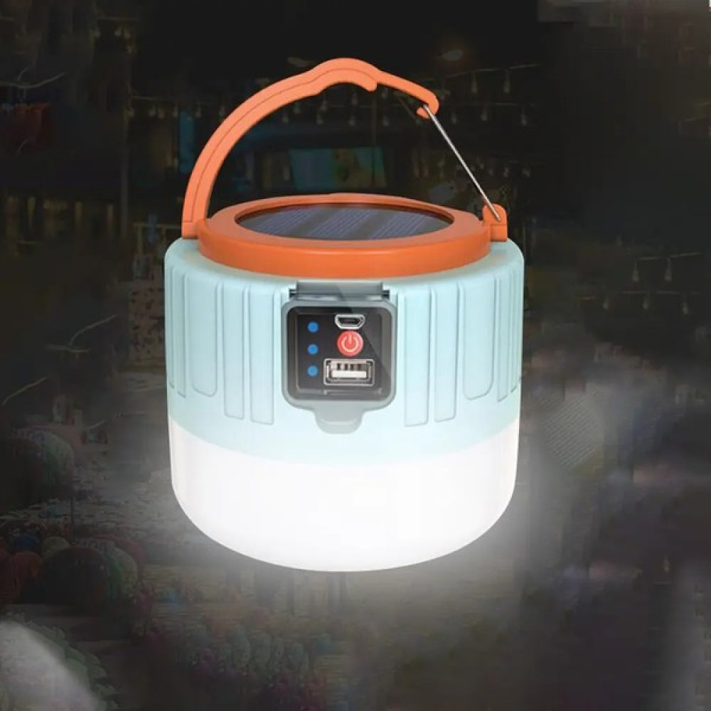Tarez FX-810 Güneş Enerjili Kamp Lambası, Çadır Lambası, Güçlü LED Kamp Feneri 40 Watt, 5 Mod Aydınlatma Kamp Aksesuarı Fiyatı