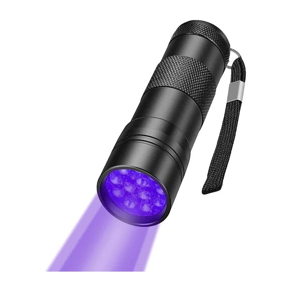 Tarez Ultraviyole Fener, Mor Işık Fener 12 LED , 395 Nm Uv Fener Diğer Fiyatı