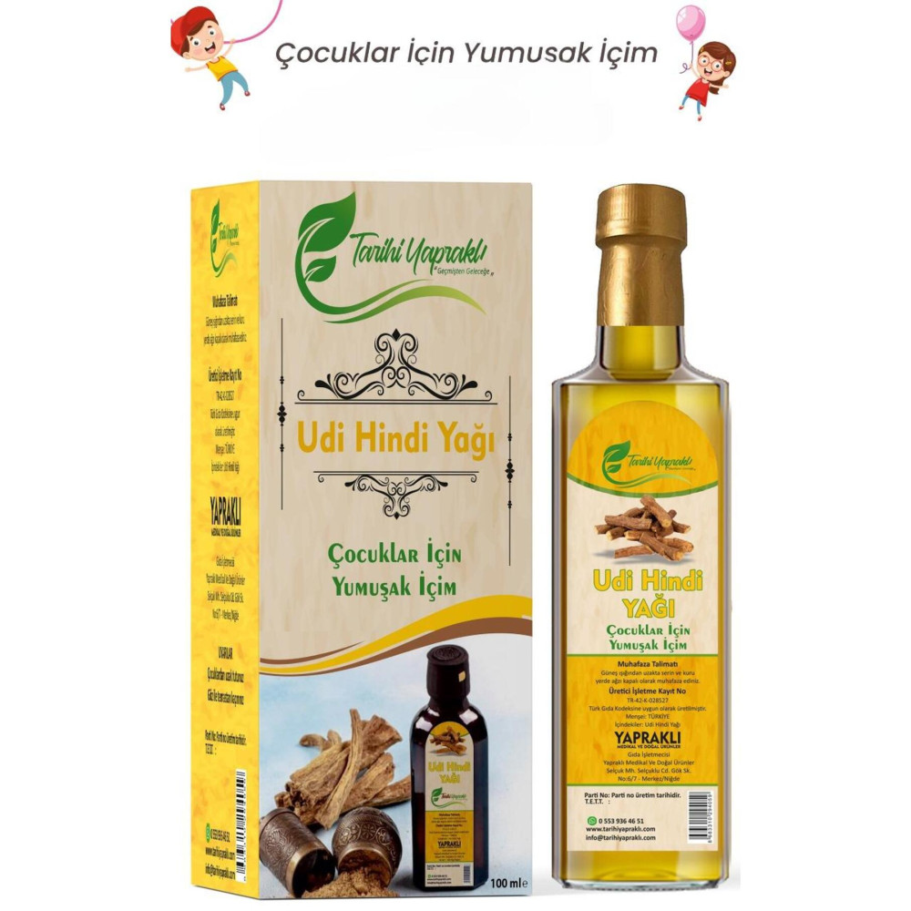 TARİHİ YAPRAKLI Çocuklar Için Yumuşak Içim Udi Hindi Yağı 100 ml Sağlık Fiyatı