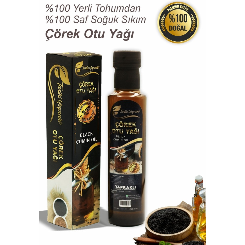 Tarihi Yapraklı Çörekotu ( Çörek Otu ) Yağı 250 ml Bitkisel Yağlar Fiyatı