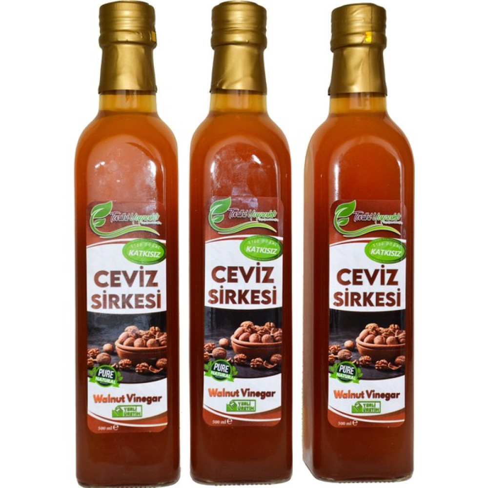 Tarihi Yapraklı Katkısız Doğal Fermente Ceviz Sirkesi 3 x 500 - 500 ml Oto Boyaları Fiyatı
