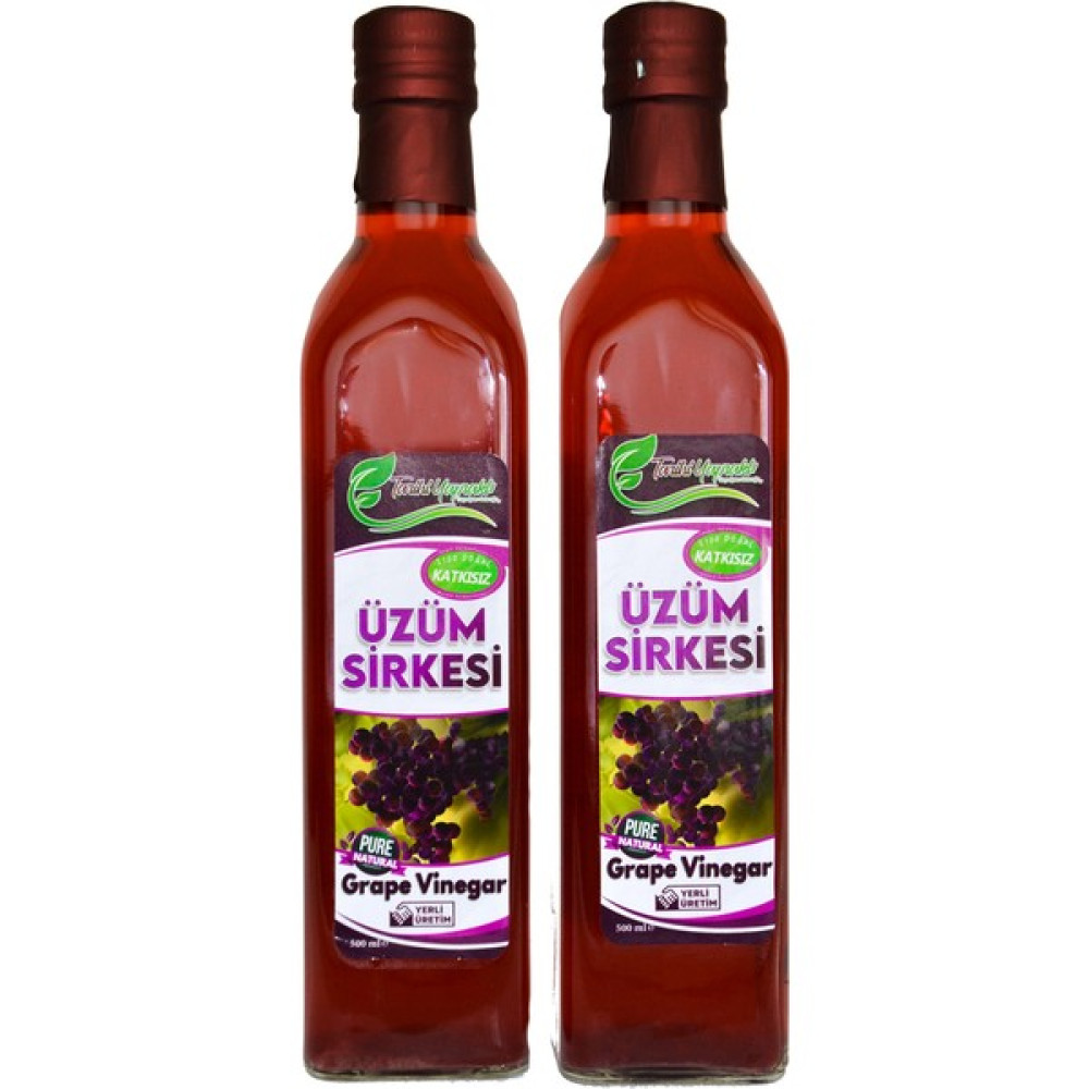 Tarihi Yapraklı Katkısız Doğal Fermente Üzüm Sirkesi 2 x 500 ml Oto Boyaları Fiyatı