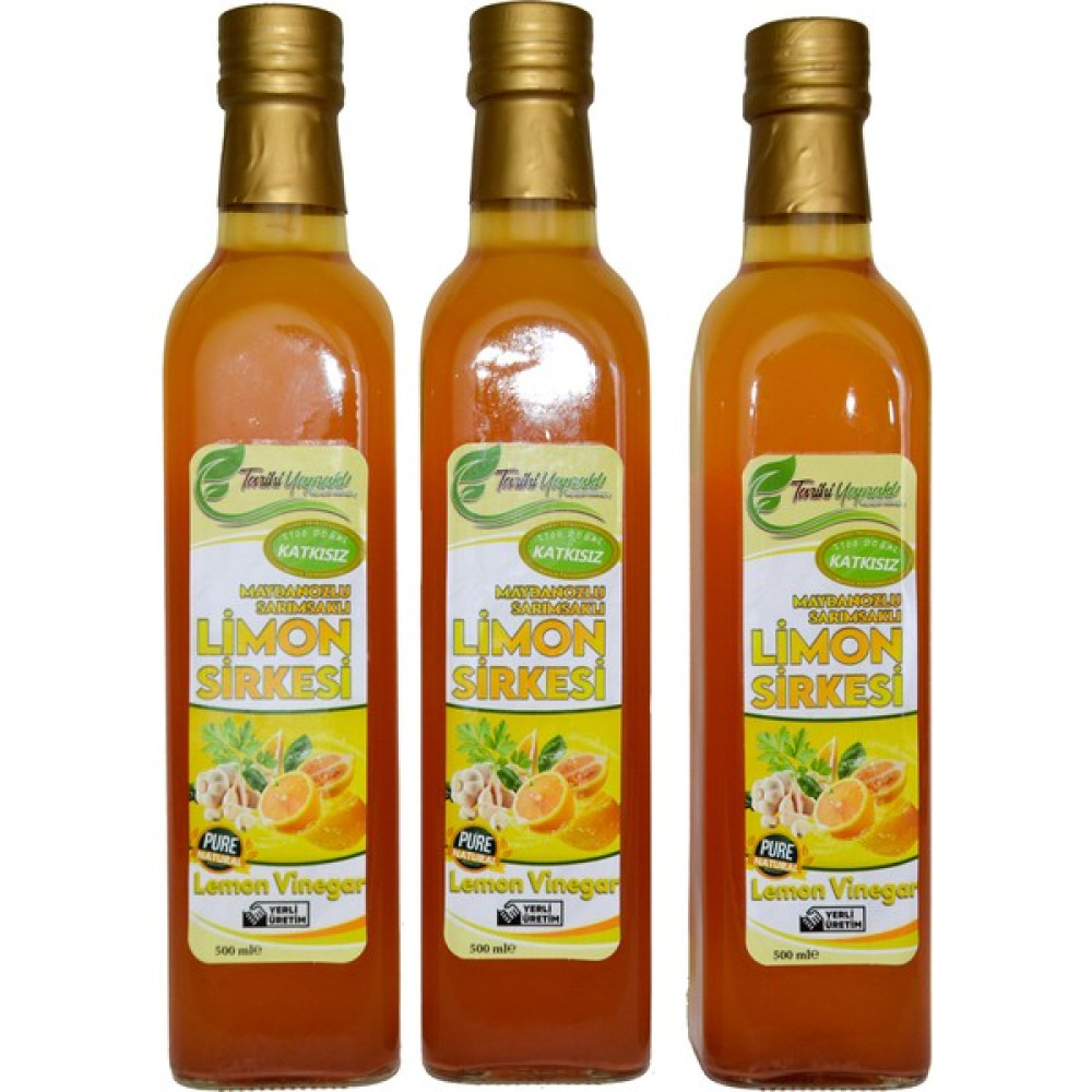 Tarihi Yapraklı Maydanozlu Sarımsaklı Limon Sirkesi 3 x 500 ml Oto Boyaları Fiyatı
