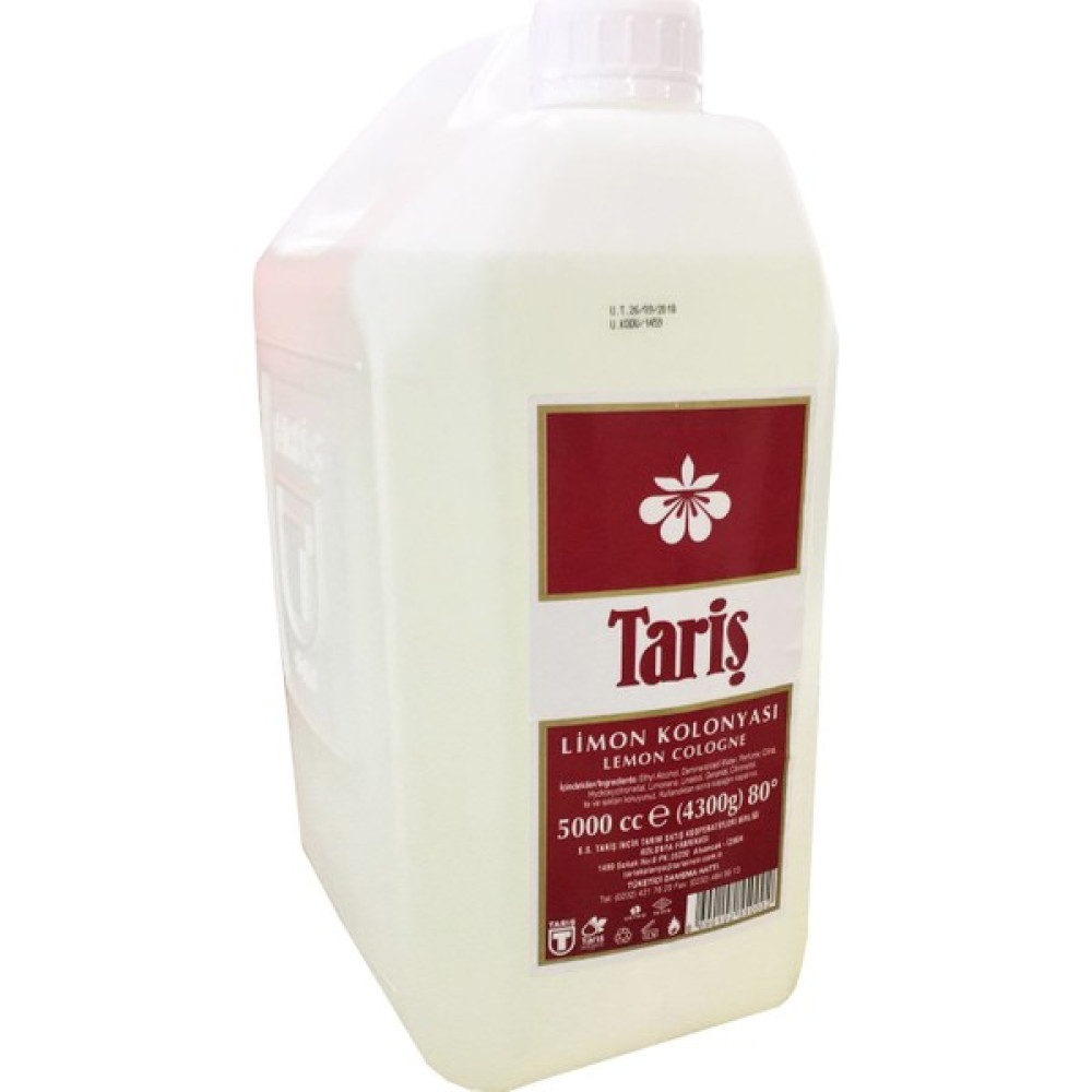 Tariş Limon Kolonyası 80 Derece 5 lt Pet Bidon Kolonya & Gülsuyu Fiyatı