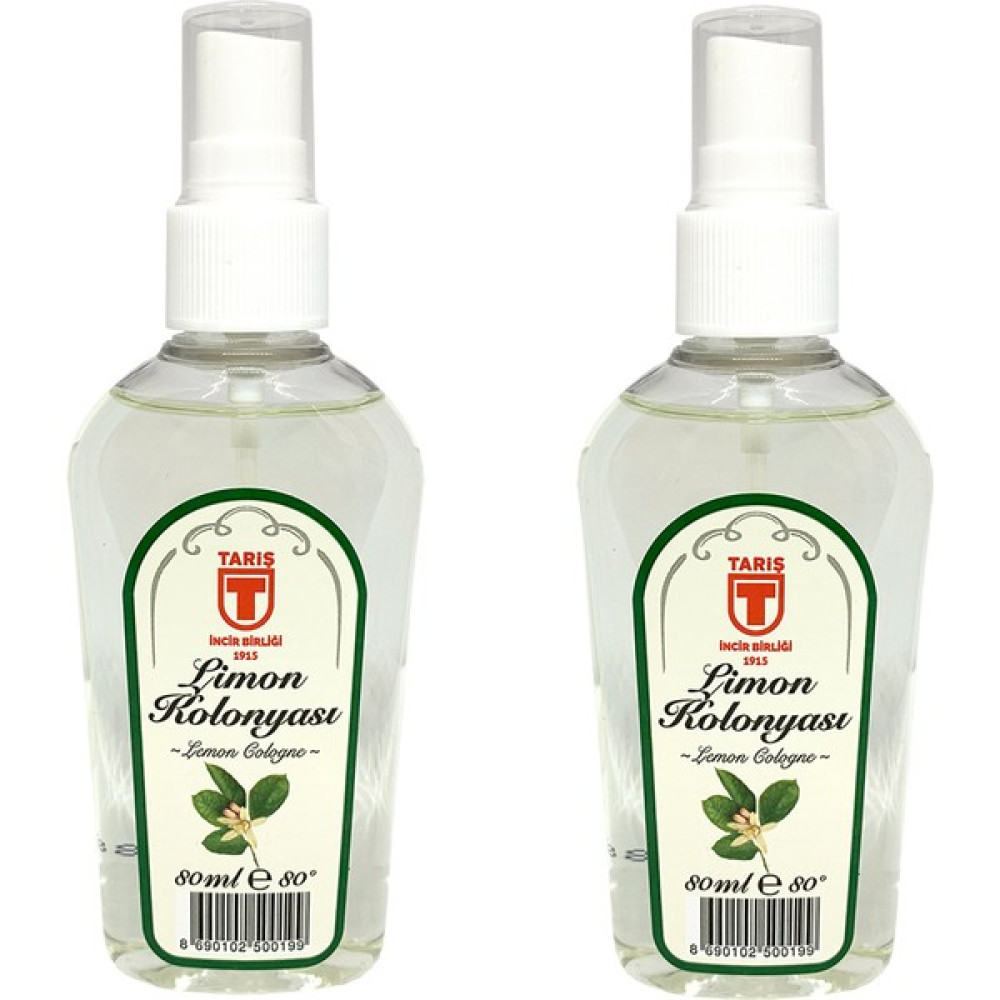 Tari̇ş Sprey Limon Kolonyası 80 ml - 2'li Kolonya & Gülsuyu Fiyatı