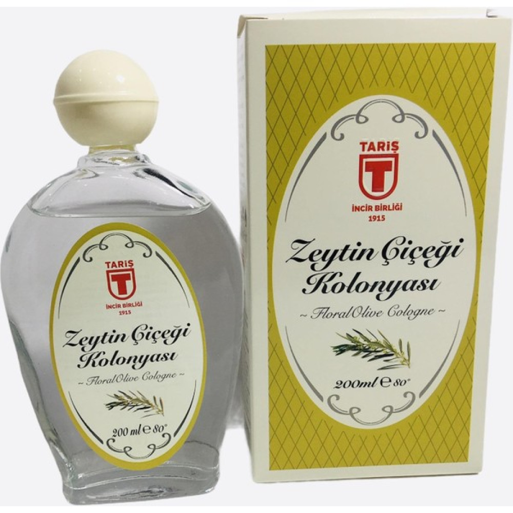 Tariş Zeytin Çiçeği Kolonyası 80 Derece 200 ml Cam Şişe Kolonya & Gülsuyu Fiyatı