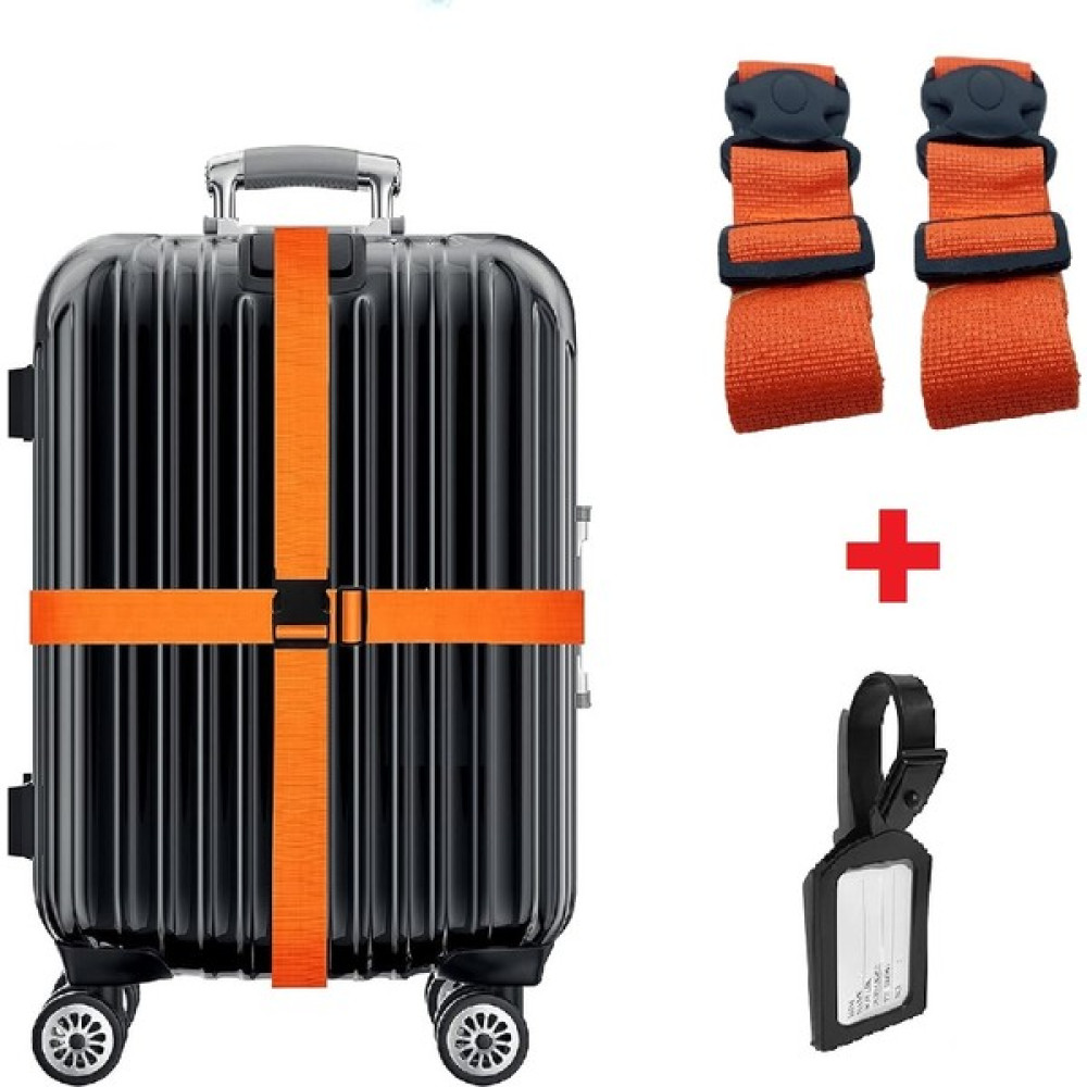 Tarix 2 Adet Turuncu Valiz Kemeri + 1 Adet Siyah Valiz Etiketi Çanta (Outdoor) Fiyatı