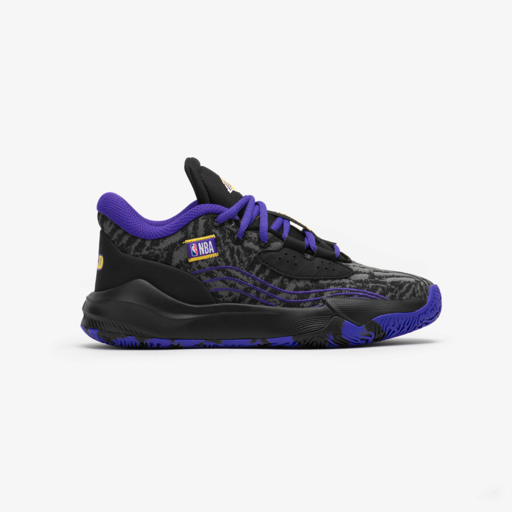 Tarmak Çocuk Siyah Spor Ayakkabı Nba Lakers Fast 900 Low-1 - Basketbol Basketbol Ürünleri Fiyatı