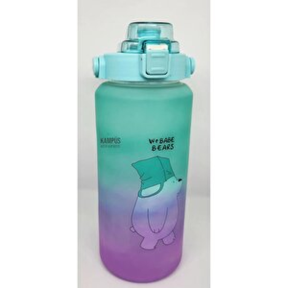 Taros 2000 Ml Yeşil Mor Stickerlı Matara Diğer Fiyatı