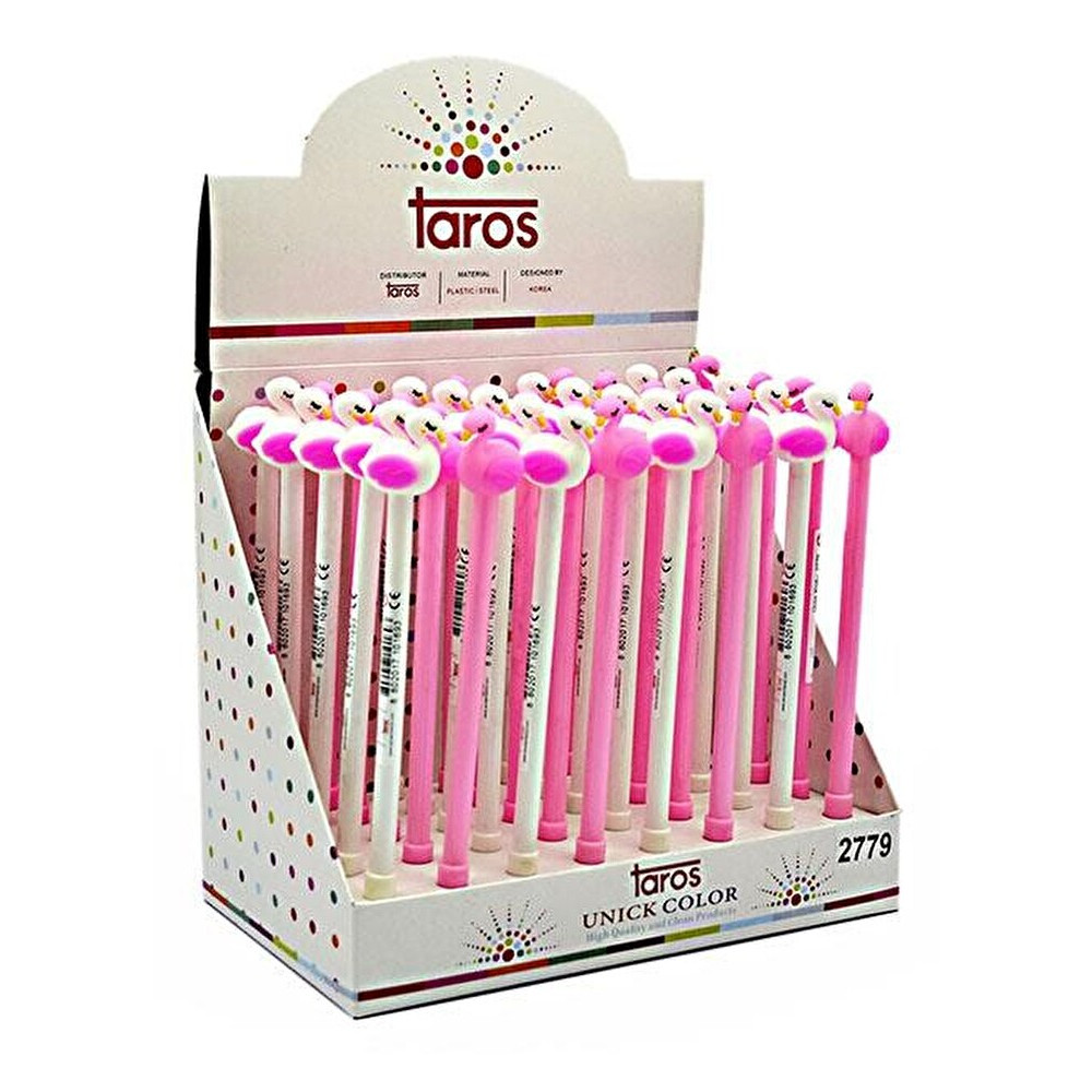 TAROS FLAMİNGO BAŞLIKLI JEL KALEM MAVİ Tükenmez Kalem Fiyatı