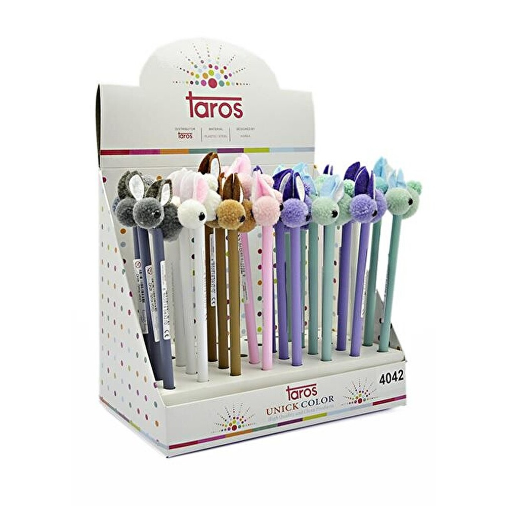 TAROS PELUŞ TAVŞAN MAVİ JEL KALEM Tükenmez Kalem Fiyatı
