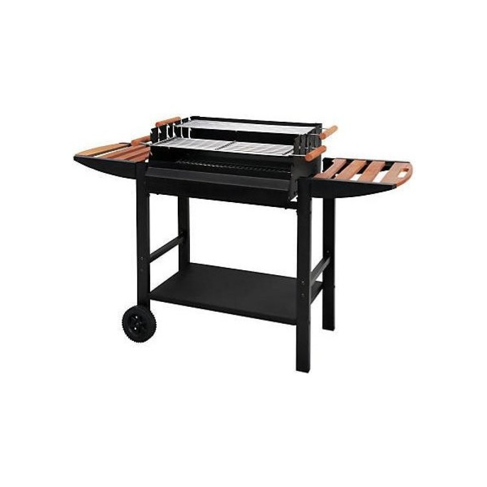Tarrington House Gouette Trolley Kömürlü Açık Mangal Barbekü Çift Izgaralı Tekerlekli Bahçe Mangalı & Barbekü Fiyatı