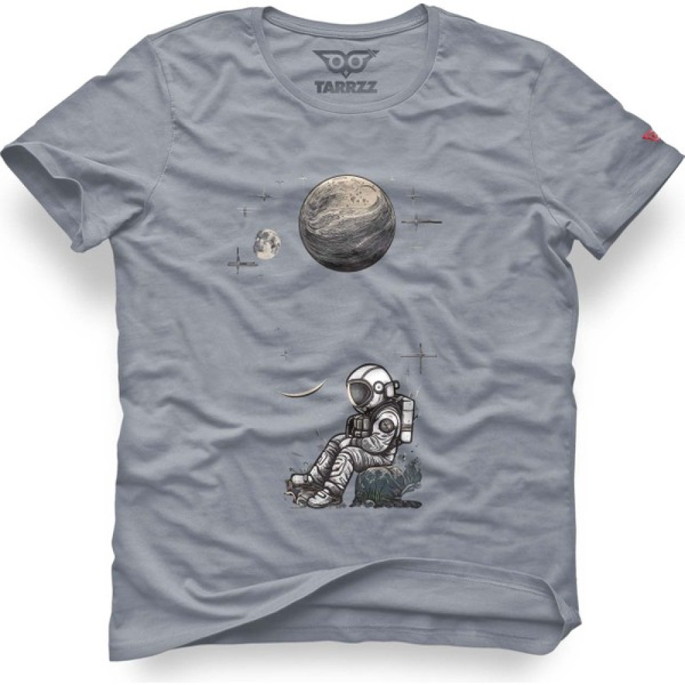 Tarrzzcom Kayada Oturan Astronot Tasarım T-Shirt Astronot T-Shirt Astronot Baskılı T-Shirt Büyük Beden T-Shirt Erkek T-shirt Fiyatı