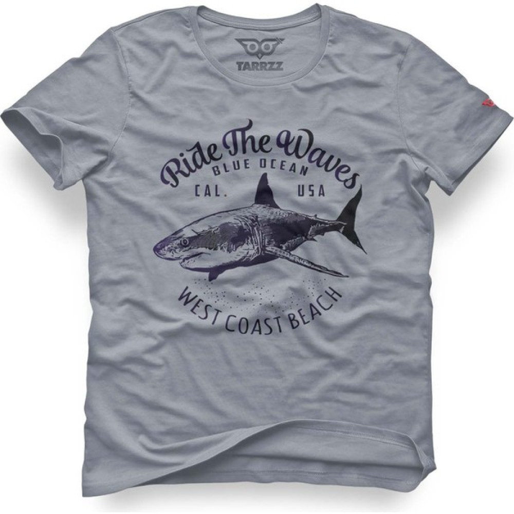 Tarrzzcom Köpekbalığı Los Angeles Coast Tasarım Tişört Erkek T-shirt Fiyatı