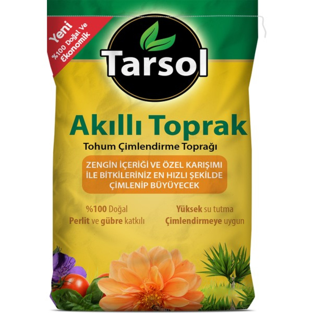 Tarsol Akıllı Torf Toprak 25 Lt Avantaj Paketi Bitki Fiyatı