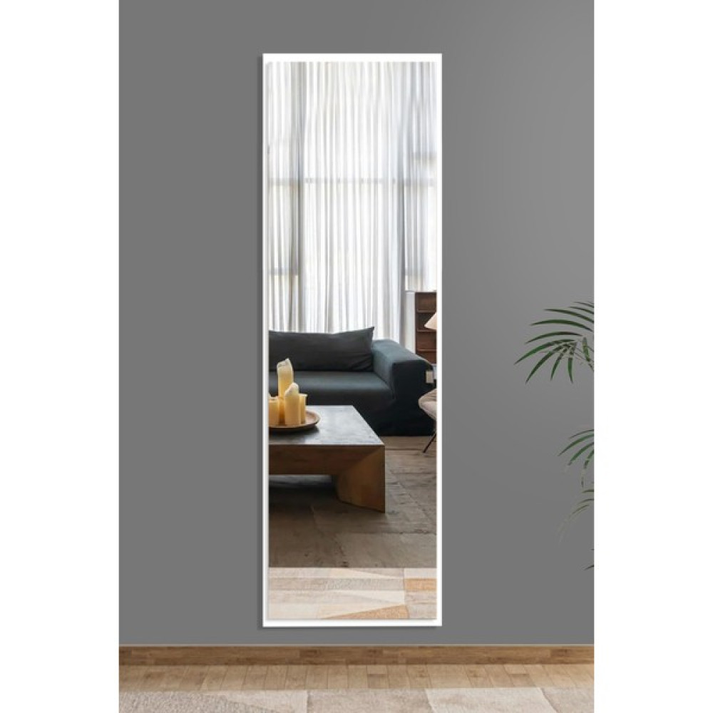 Tarz Design Boy Ayna Antre Koridor Konsol Duvar Salon Banyo Wc Ofis Çocuk Yatak Odası Boy Aynası - Beyaz - 40x120 Ayna Fiyatı