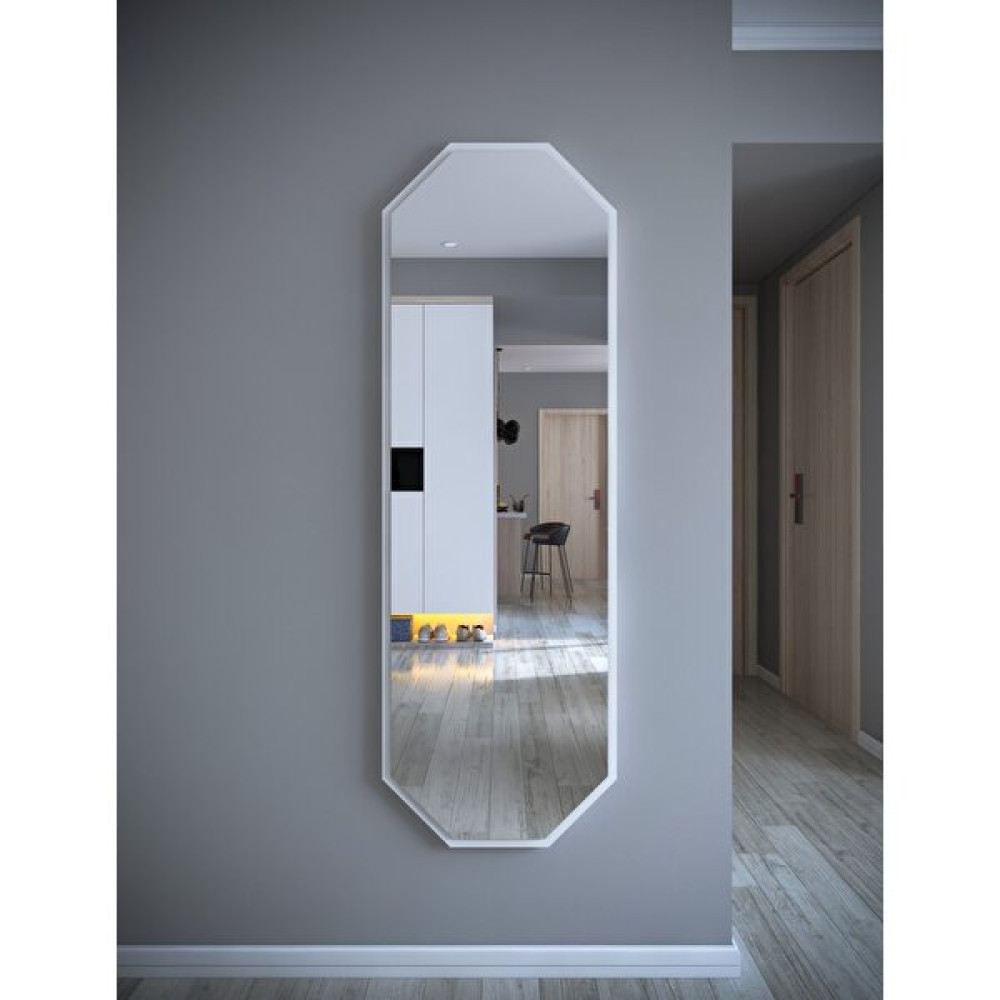 Tarz Design Kece Gold Sekizgen Dekoratif Boy Aynası 150 x 50 cm - Beyaz Ayna Fiyatı