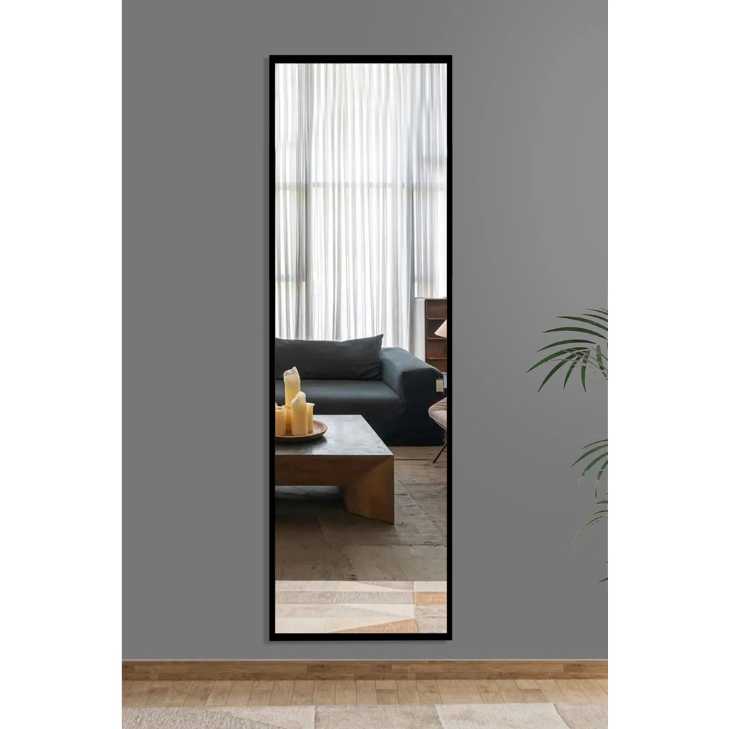 Tarz Design Nysamo Siyah Düz Dekoratif Boy Duvar Aynası 40X120 cm SSD / Solid State Drive Fiyatı