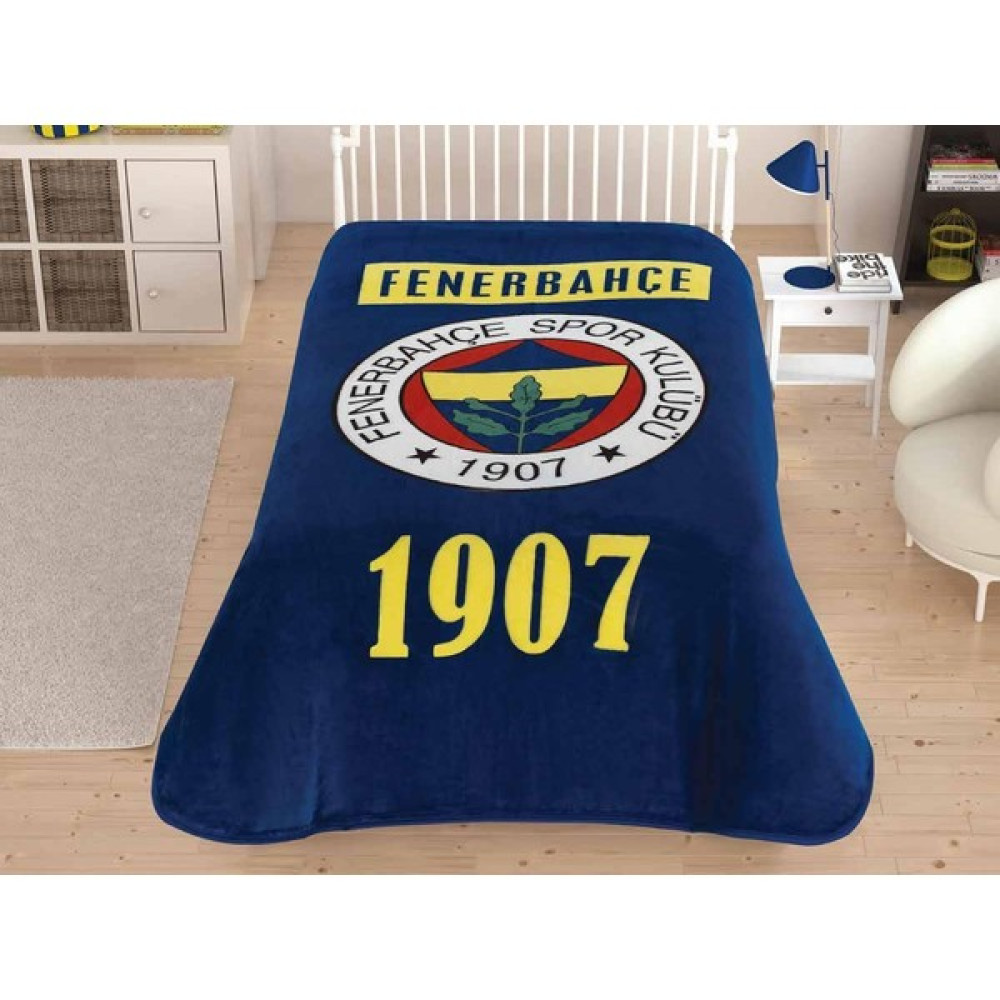Tarzev Zorlu Lisanslı Fenerbahçe Battaniye - Lacivert - Sarı - 160 x 220 cm Battaniye Fiyatı