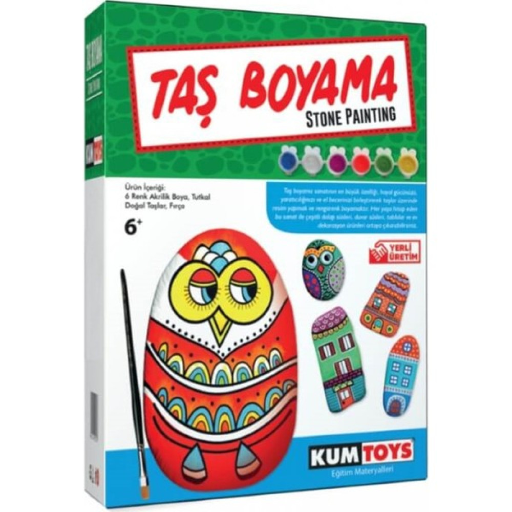 Taş Boyama Stone Painting KM5307 Akrilik Boya Fiyatı