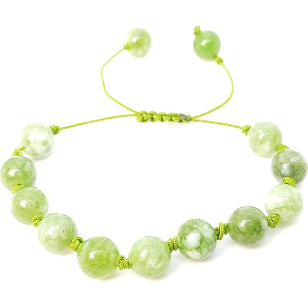 Taş Rüyası Yeşim (Jade) Örme Bileklik 8 mm Saat ve Bileklik Aksesuarı Fiyatı