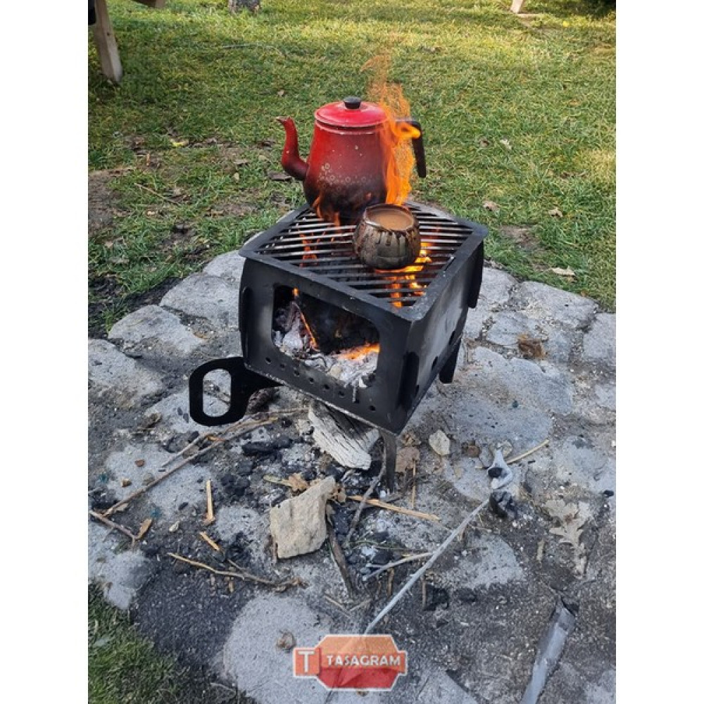 Tasagram Katlanabilir Sac Kare Mangallık - 50cm Oto Boyaları Fiyatı