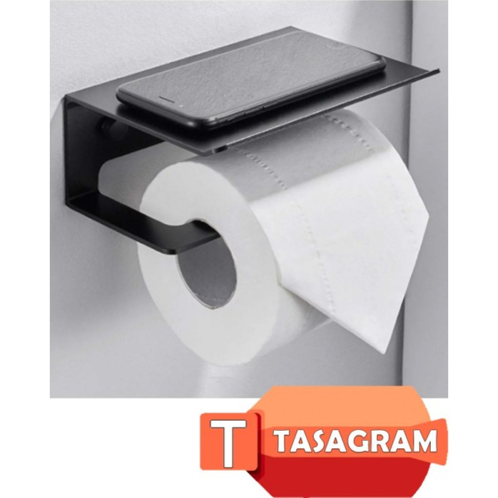 Tasagram Metal Banyo Wc Kağıt Rulo Peçetelik, Tuvalet Peçete Askılığı - Siyah Tuvalet Kağıtlığı Fiyatı