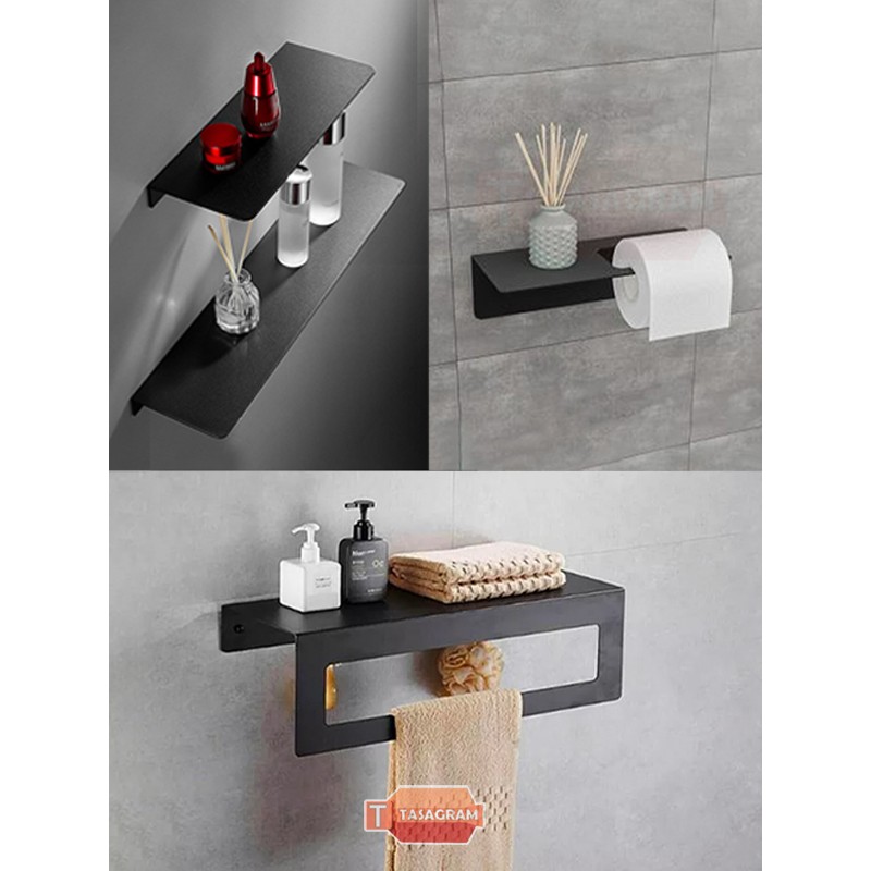 Tasagram Modern Banyo 3'lü Set - Siyah Diğer Fiyatı