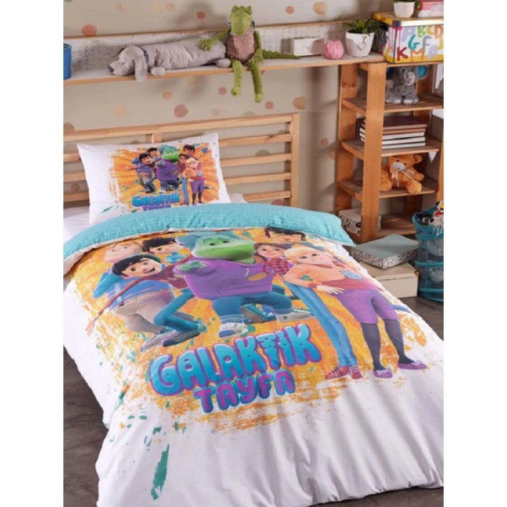 Taşan Tekstil Rafadan Tayfa ve Galaktik Tayfa Nevresim Seti - Renkli - 160x220 cm Nevresim Takımı Fiyatı